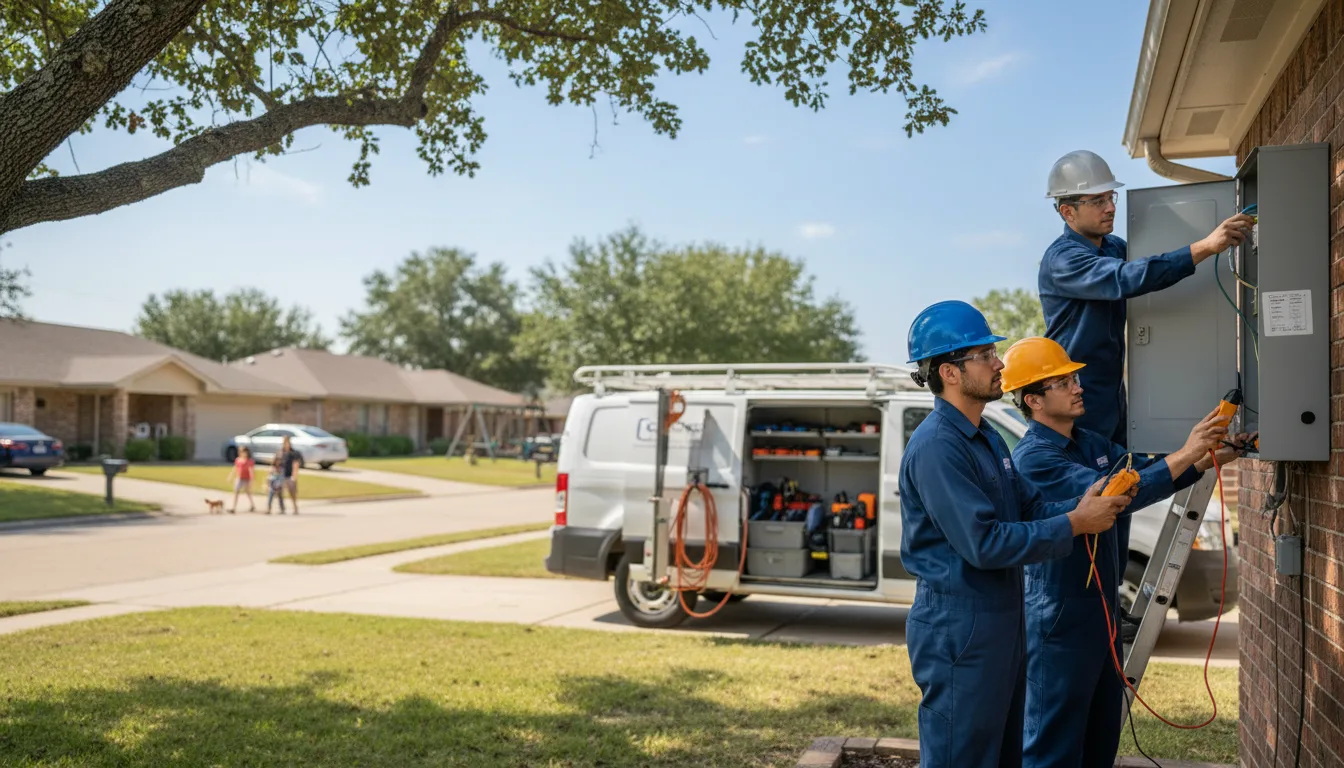 Certified electrician providing emergency electrical services in Wyoming, NY